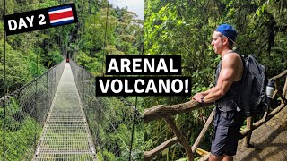 COSTA RICA ROAD TRIP 🇨🇷 Arenal Volcano + Hanging Bridges | Vero and Justin (Travel vlog video)