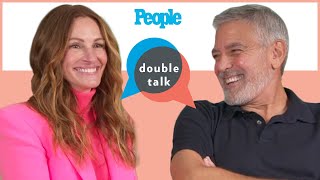 Julia Roberts & George Clooney on Kids, Kissing and Their 22Year Friendship | Double Talk | PEOPLE