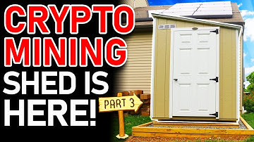CRYPTO MINING SHED DELIVERY | Plans, Tour and Review!