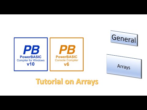 PowerBasic Window & Console Compilers - Arrays