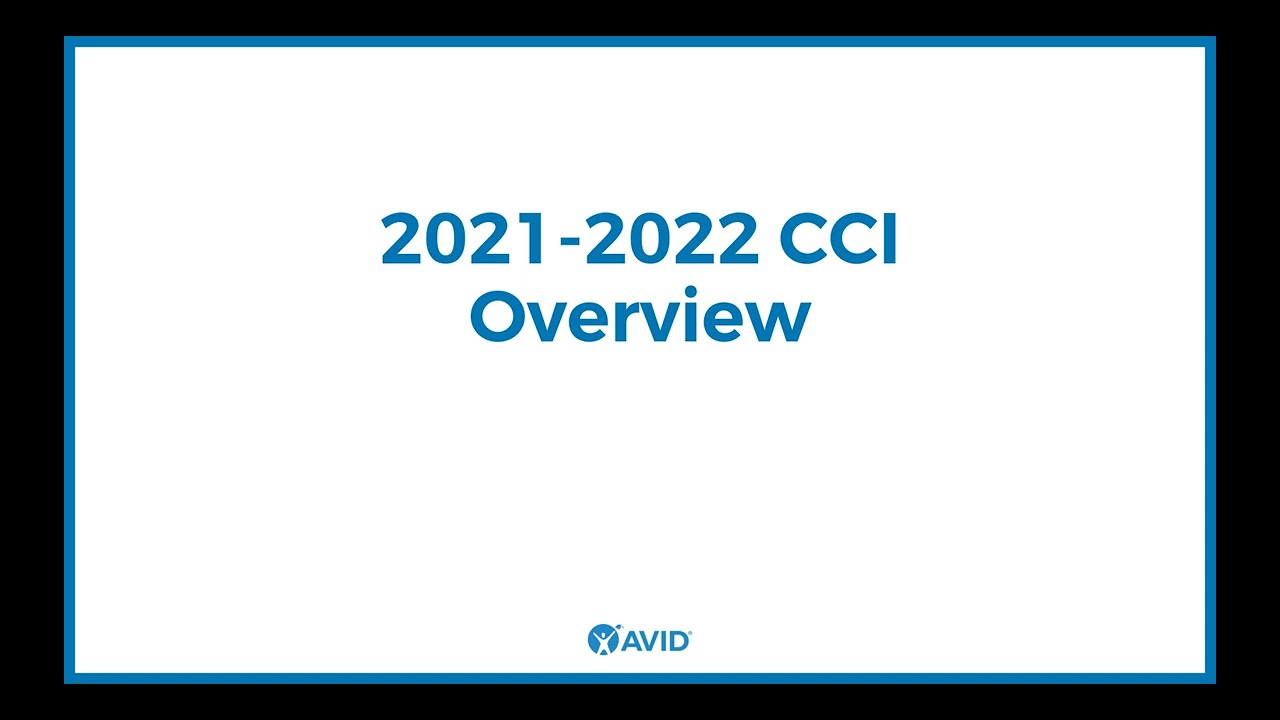 AVID 2021/22 Coaching and Certification Instrument Overview