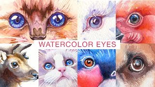 WATERCOLOR EYES  👁️ Tips and Techniques