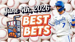 Royals ML 🔒 + Braves F5 + Pirates/Astros Over | MLB Best Bets (06/04)