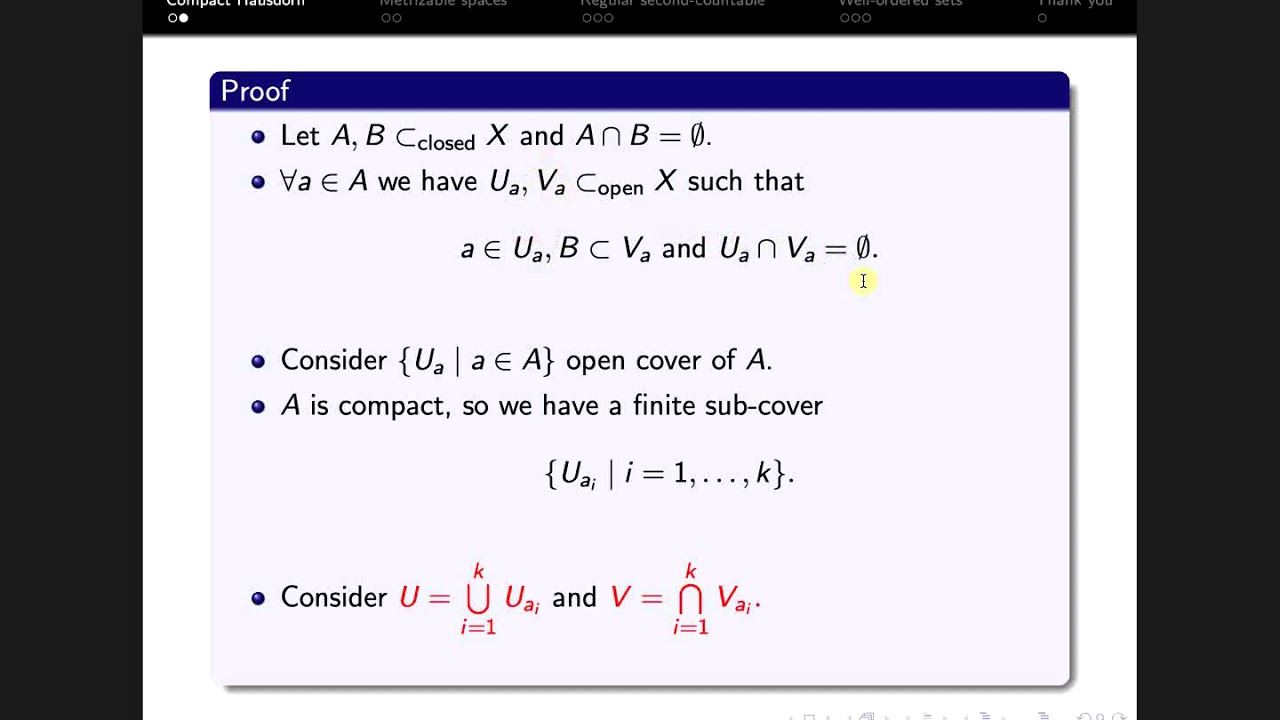 Separation Axiom: Part (3) - YouTube