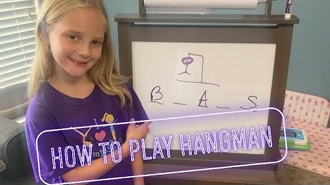 How To Play Hangman