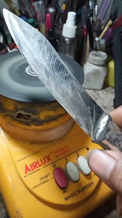 Blander jadi pengasah pisau dapur by Exzanaries