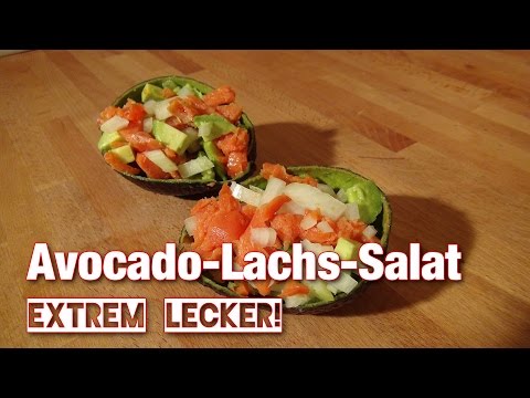 Video: Avocado- Und Lachssalat