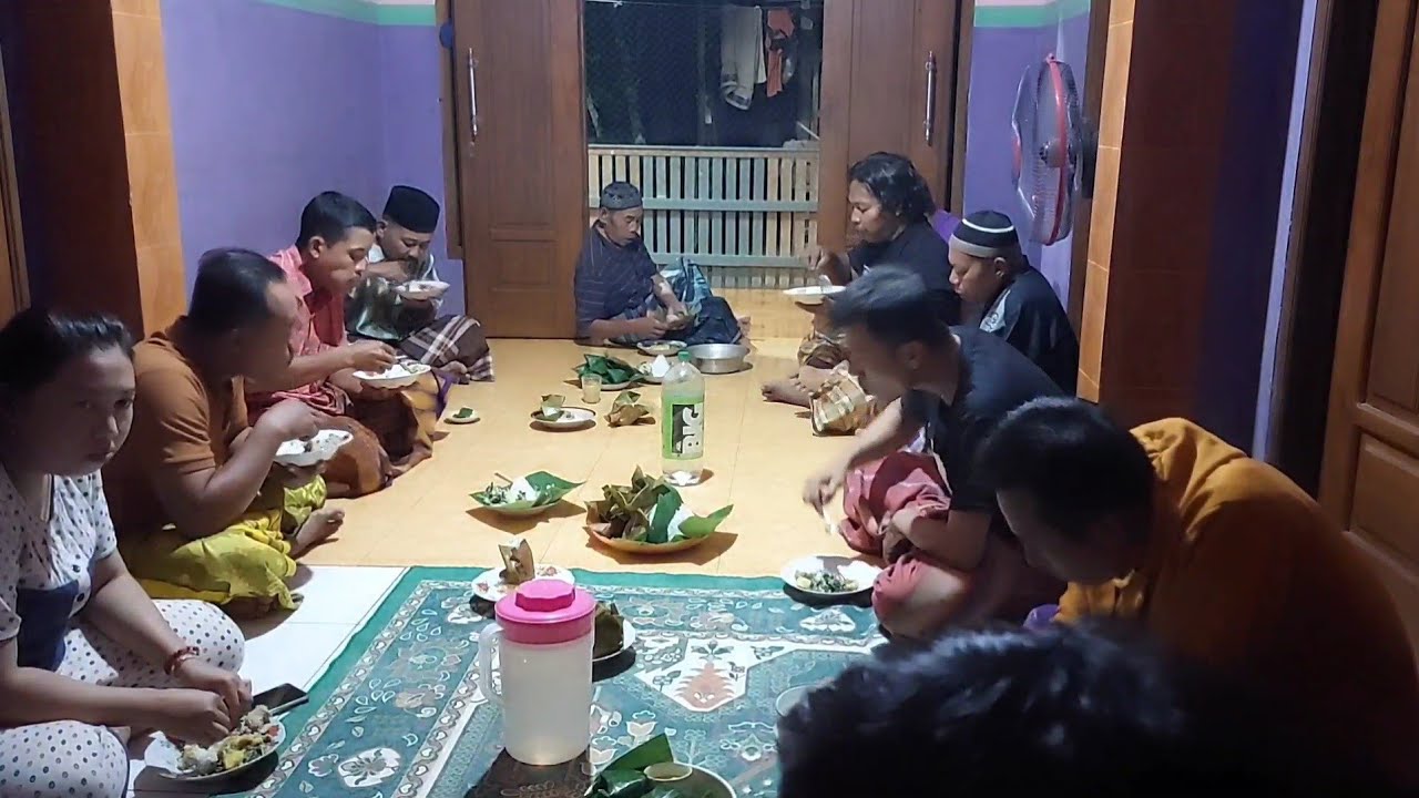 hujung lebaran,suasana lebaran ketupat di kampung tempat tinggalku