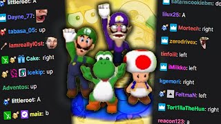 TWITCH CHAT Plays Mario Party Against STREAMERS