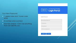 CT State: How to log into MyCommNet for the first time