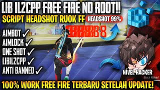 AIM BRUTAL CHE4T! UPDATE LIB IL2CPP MOD MENU FREEFIRE AUTO HEADSHOT! 100% WORK ANTI BANNED!