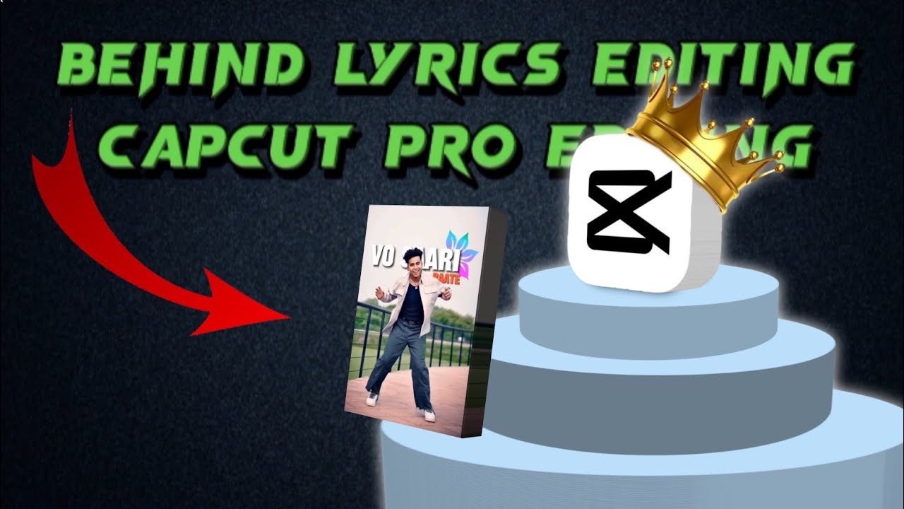 Behind Lyrics Reels Video Editing in Capcut | Behind Lyrics Reels Video Editing | Capcut Tutorial