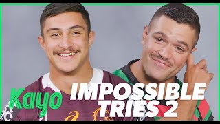 NRL Players React l Most Impossible Tries Ever Part 2 l Kayo Sports