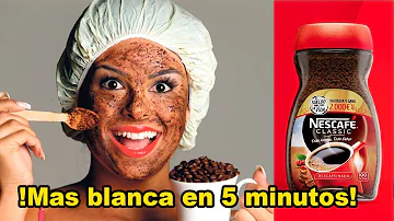 ¿Cómo utilizar el café para blanquear la piel?