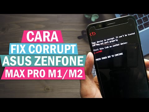 Cara Memperbaiki Corrupt Asus Zenfone Max Pro M1 | Fix Your Devices is Corrupt ASUS