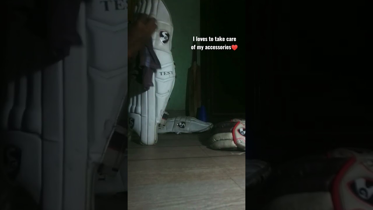 just a cricketer things|cleaning the cricket batting pads 