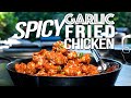 SPICY GARLIC FRIED CHICKEN | SAM THE COOKING GUY 4K
