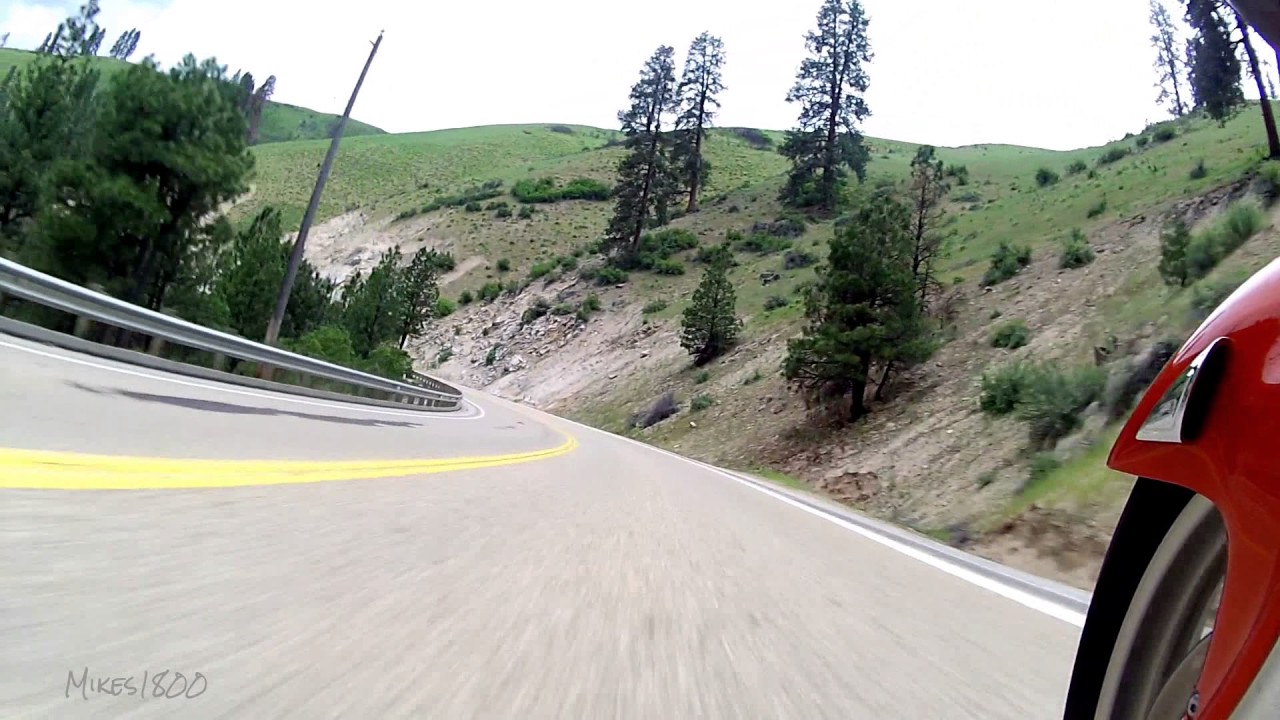 Goldwing On The Wildlife Canyon Scenic Byway YouTube