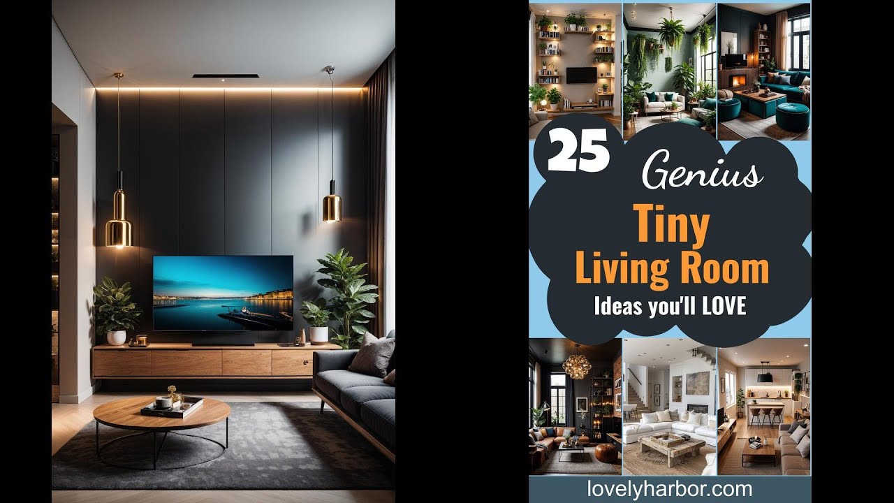 25 Genius Tiny Living Room Ideas YouTube