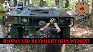 HMMWV LED Headlight Replacement