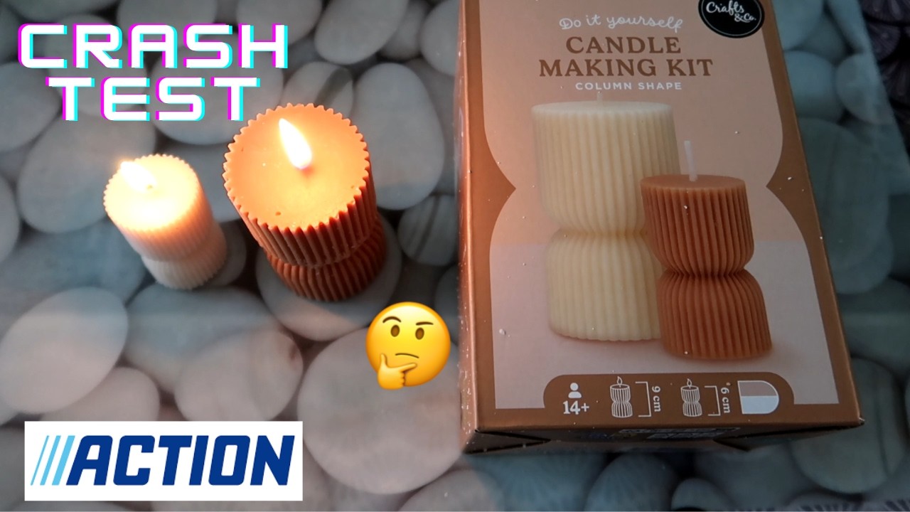 Test #1 bougie DYI de chez Action !!