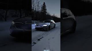 BMW in the Snow ❄️ 🔥 Smoky Cinematic Car Edit #bmw #automobile #bmwriders