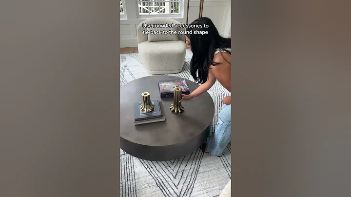 How to Decorate a Round Coffee Table for a Stylish and Functional Space