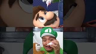 Can Mario Handle the Eye Drop Challenge ?😟