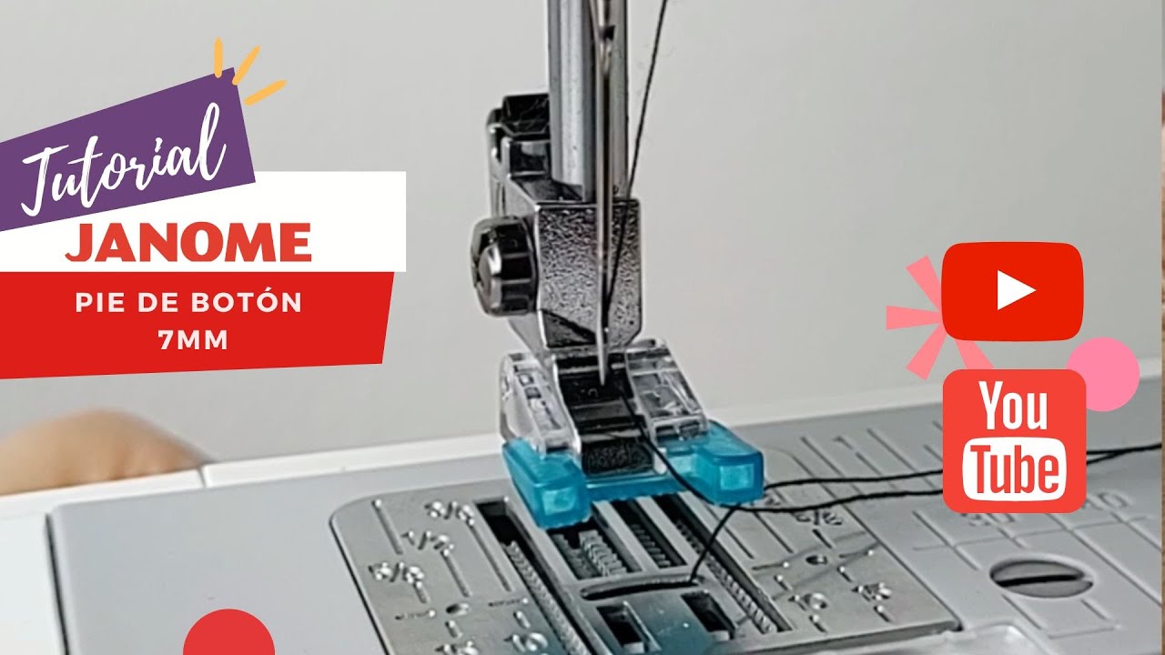 Janome Chile - Pie de botón 7mm