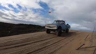 1968 Beamed Chevy Prerunner Papa Smurf Dune Montage. Silver Lake, Glamis, Pismo, Little Sahara.