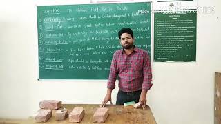 FIELD TEST ON BRICKS IN CIVIL ENGINEERING