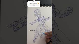 Speed drawing stickman Majuub ?shorts anime drawing dragonball