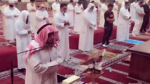 تلاوة مرئية من صلاة القيام بقراءة خلف العاشر | القارئ أبوبكر الظبي