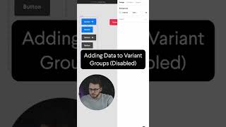 How to Create Disabled Button Variants in Figma shorts figma