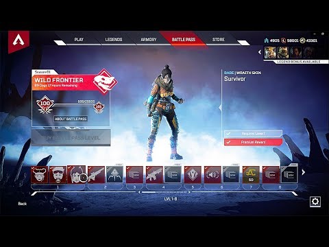 Full Season 1 Battle Pass & Octane Gameplay! - Apex Legends Season 1 - Full Season 1 Battle Pass & Octane Gameplay! - Apex Legends Season 1