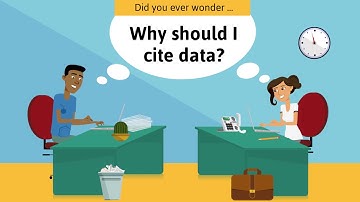 ICPSR 101: Why Should I Cite Data?