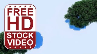 Free Stock Videos – top view of 2 trees on white background with camera dolly out 3D animation screenshot 5