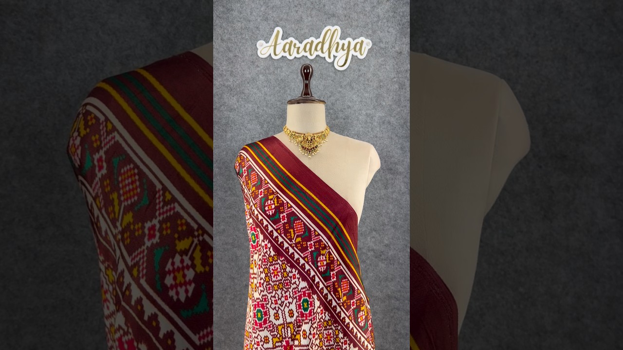 Premium Pure Gaji Silk Patola Dupatta