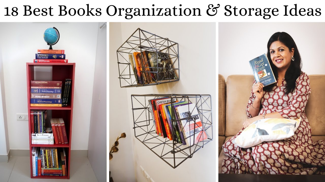 Book storage: 10 original ways to store books