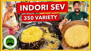 Namkeen Making in Indore + 350 Variety of Sev Tasting | Veggie Paaji
