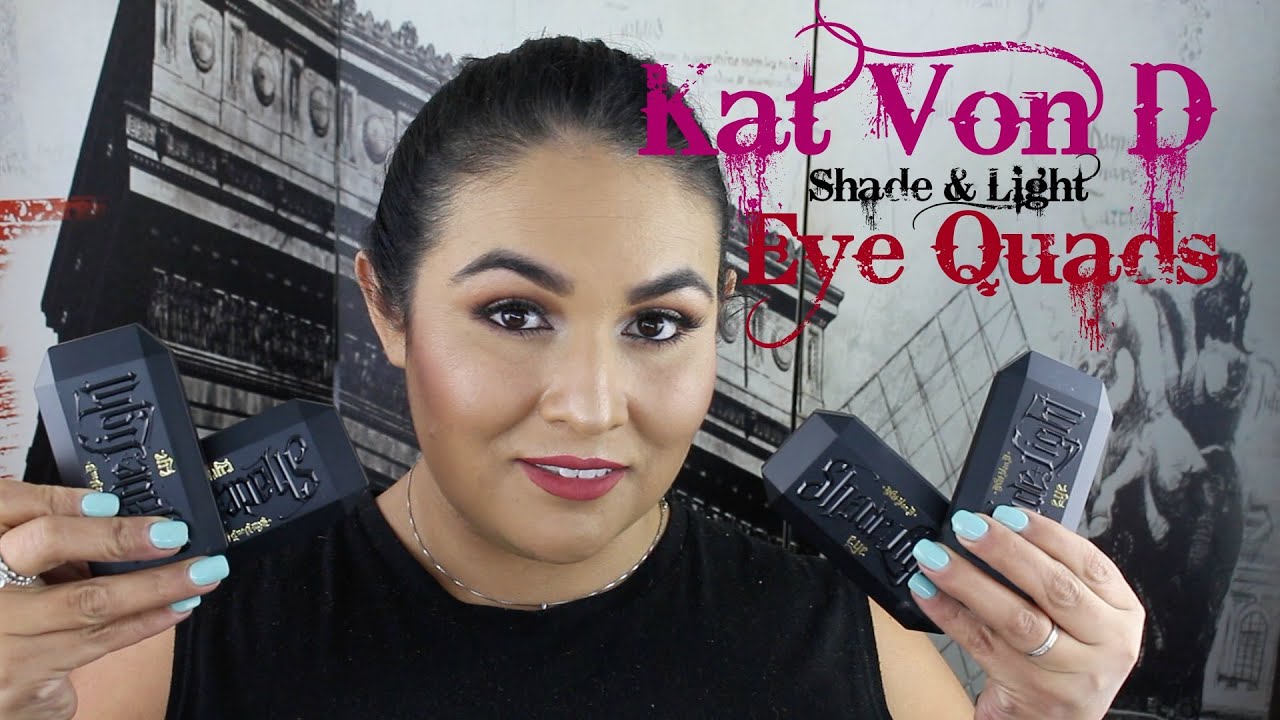 Kat Von D Shade & Light Eye Quads - Review and Swatches
