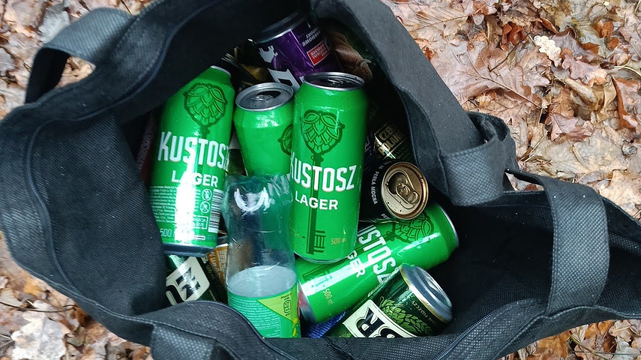 Puszki i butelki z kaucją znalezione ♻️