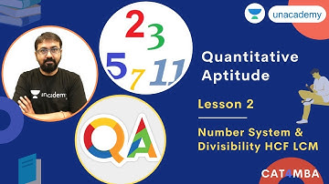 Quantitative Aptitude - L 2 (Part 2) | Numbers HCF LCM | Ronak Shah