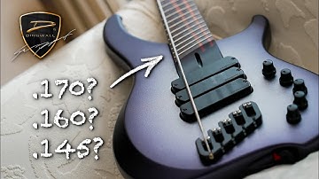 Low F string gauge test on Dingwall Afterburner