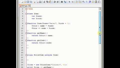 PHP OOP SIMPLE TUTORIAL - PROGRAMACION ORIENTADA A OBJETOS