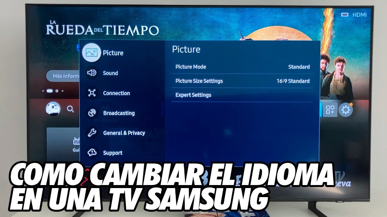 Como Cambiar el Idioma en una Smart TV Samsung YouTube