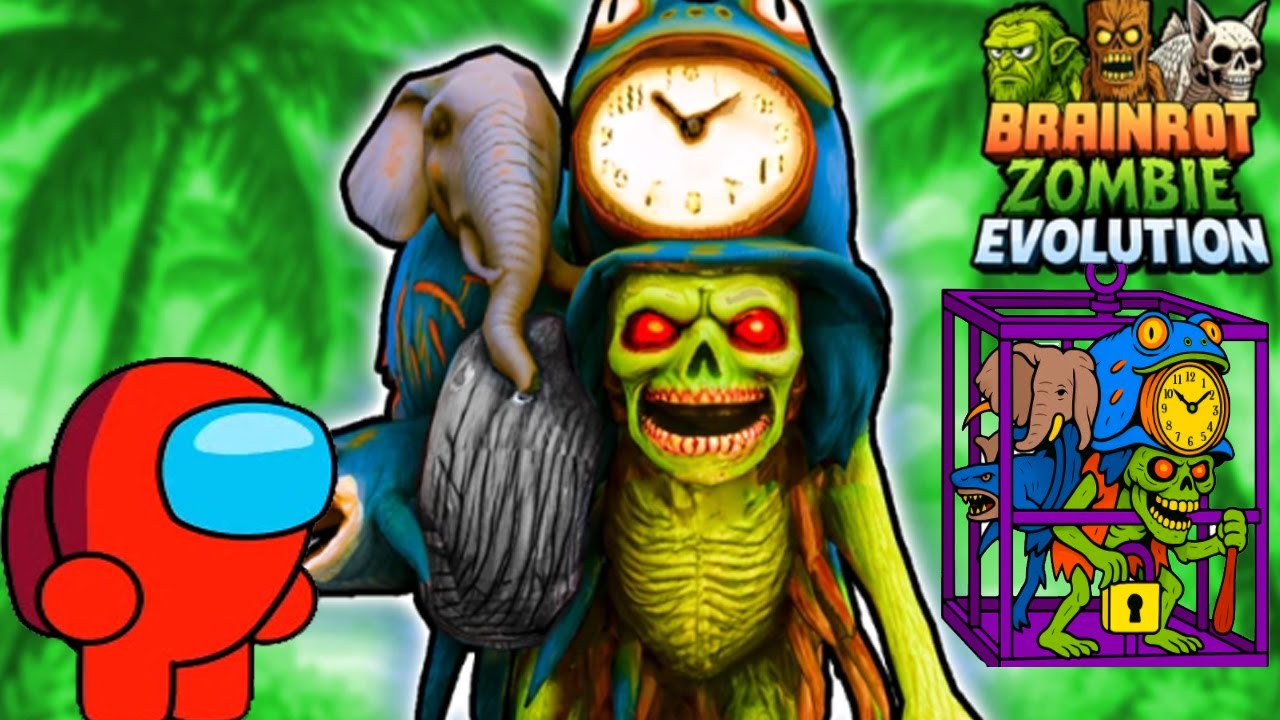 GRAN COMBINACION ZOMBIE (New Secre Brainrot Zombie) - Brainrot Zombie Evolution | 로블록스