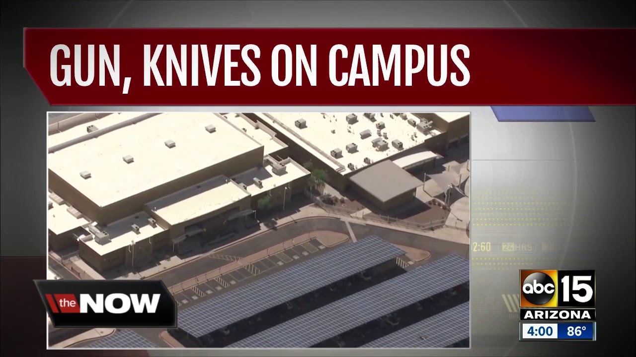 Student found with gun, knives on Estrella Foothills High School campus