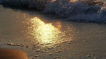 4K Sunset Beach - Waves | Loop