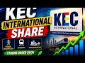 KEC international share fundamental analysis long term short term target 🚀🚀
